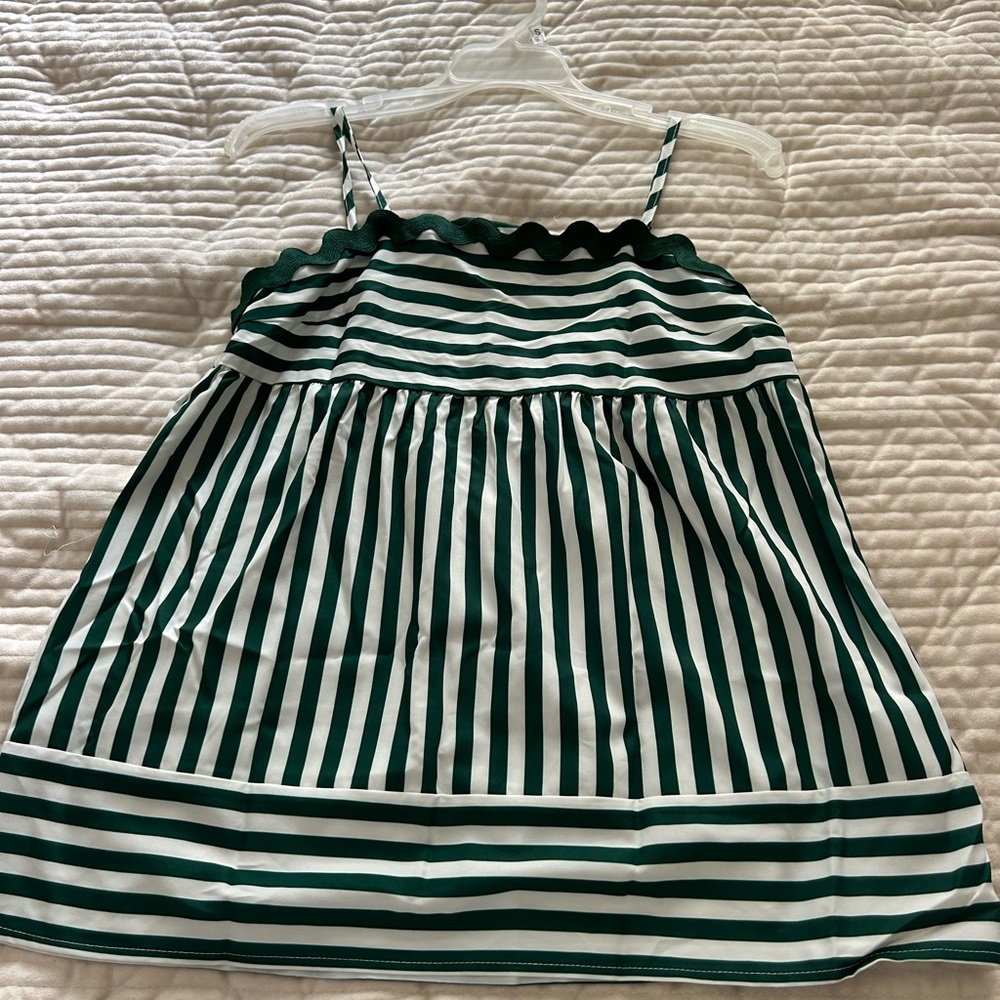 striped tank top
